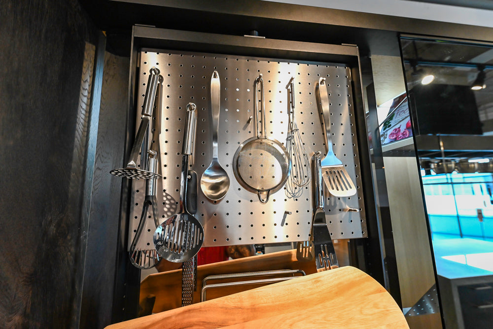 eggersmann Vancouver Oak Dark Brown Modern Kitchen with Double Stone Island & Miele Appliances