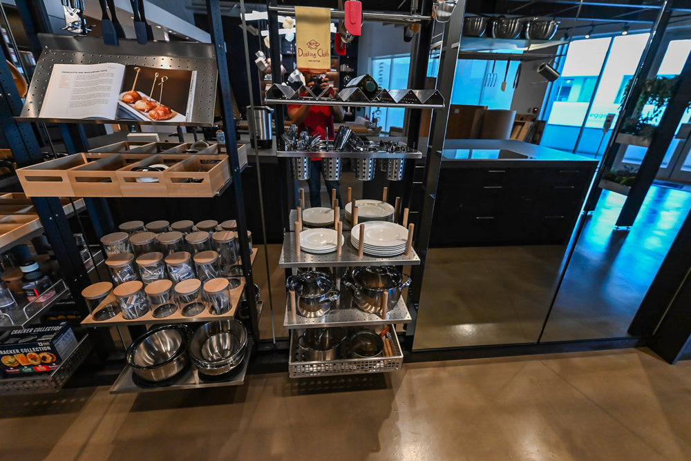 eggersmann Vancouver Oak Dark Brown Modern Kitchen with Double Stone Island & Miele Appliances