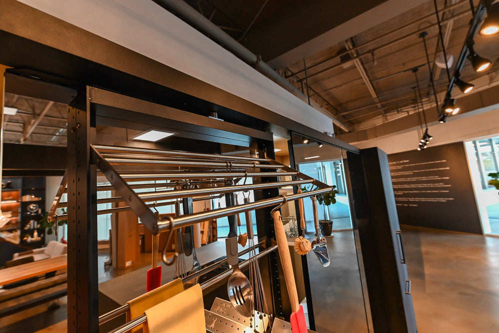 eggersmann Vancouver Oak Dark Brown Modern Kitchen with Double Stone Island & Miele Appliances