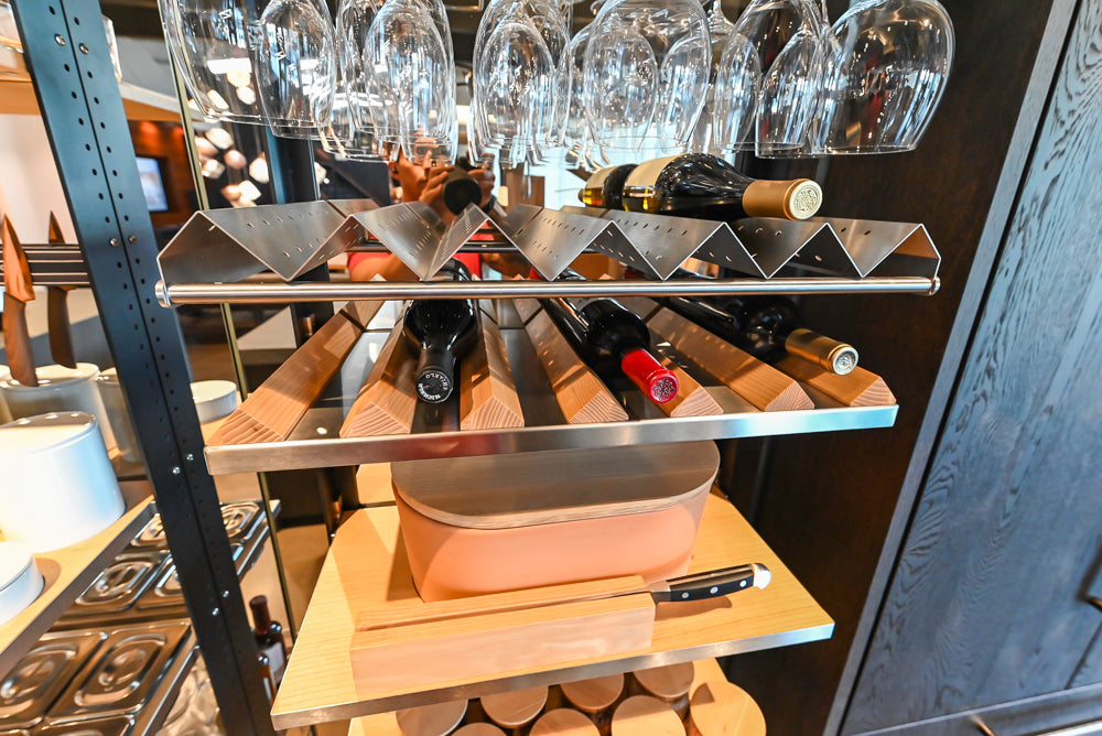 eggersmann Vancouver Oak Dark Brown Modern Kitchen with Double Stone Island & Miele Appliances