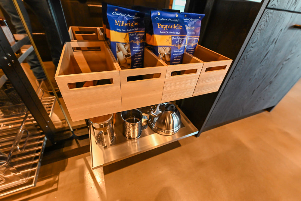 eggersmann Vancouver Oak Dark Brown Modern Kitchen with Double Stone Island & Miele Appliances