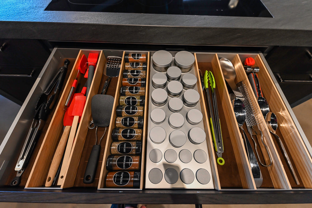 eggersmann Vancouver Oak Dark Brown Modern Kitchen with Double Stone Island & Miele Appliances