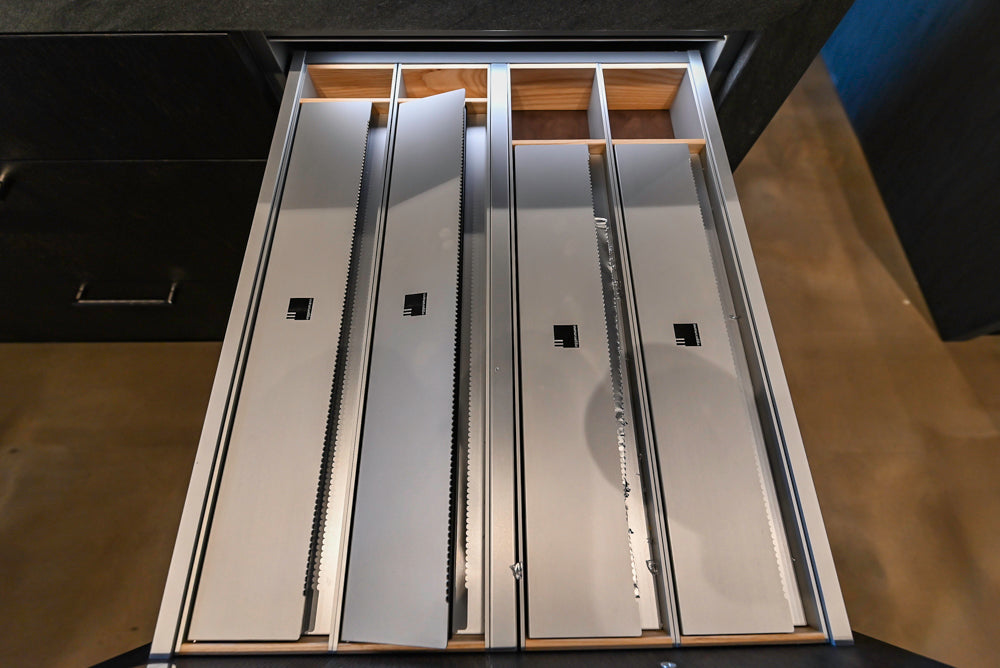 eggersmann Vancouver Oak Dark Brown Modern Kitchen with Double Stone Island & Miele Appliances