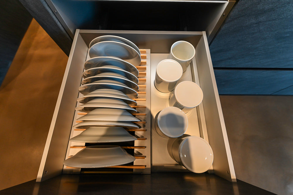 eggersmann Vancouver Oak Dark Brown Modern Kitchen with Double Stone Island & Miele Appliances