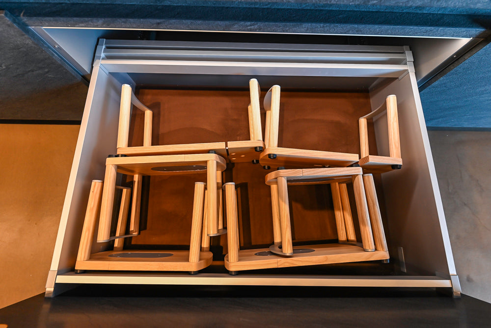 eggersmann Vancouver Oak Dark Brown Modern Kitchen with Double Stone Island & Miele Appliances