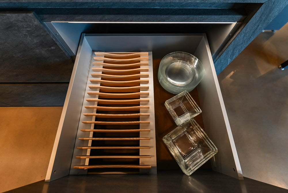 eggersmann Vancouver Oak Dark Brown Modern Kitchen with Double Stone Island & Miele Appliances