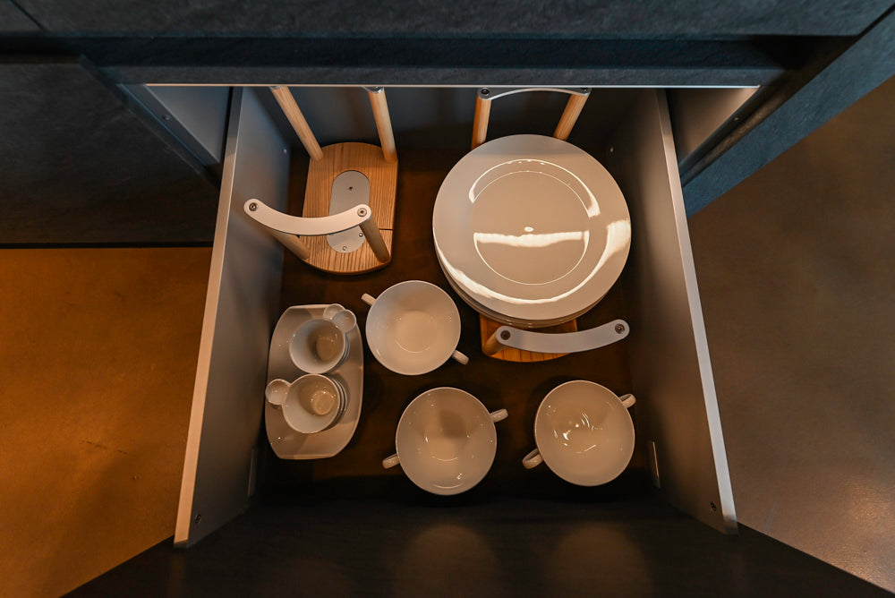 eggersmann Vancouver Oak Dark Brown Modern Kitchen with Double Stone Island & Miele Appliances