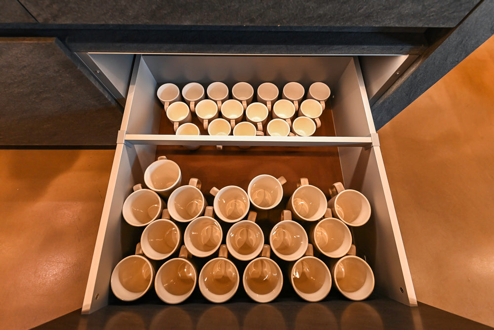 eggersmann Vancouver Oak Dark Brown Modern Kitchen with Double Stone Island & Miele Appliances