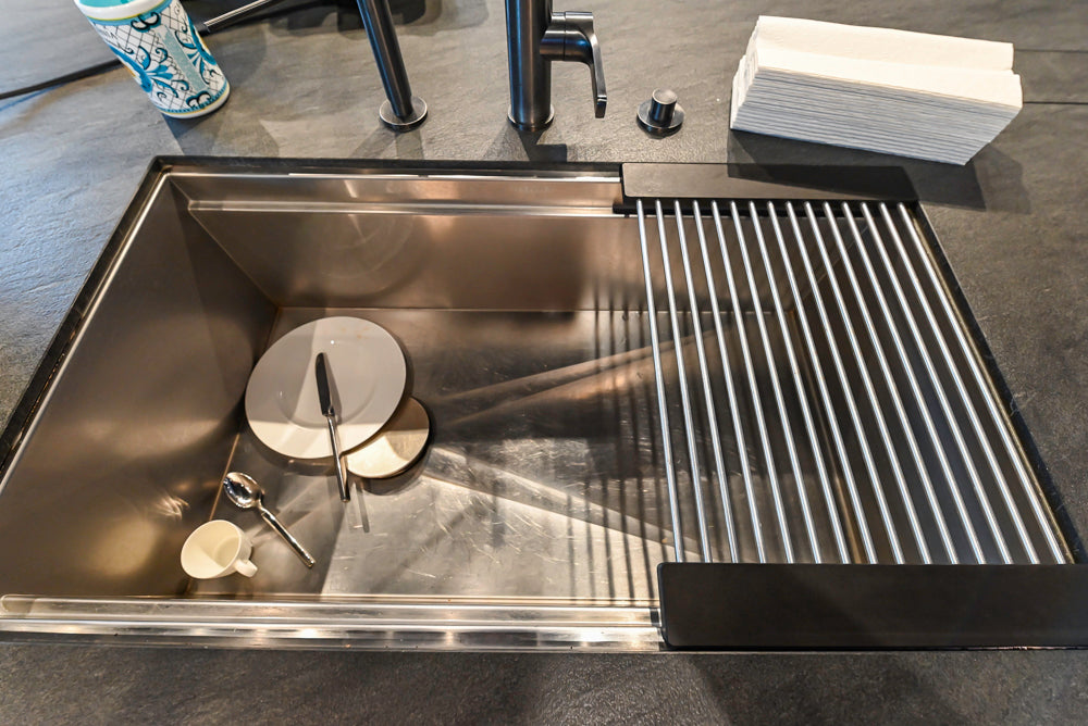 eggersmann Vancouver Oak Dark Brown Modern Kitchen with Double Stone Island & Miele Appliances