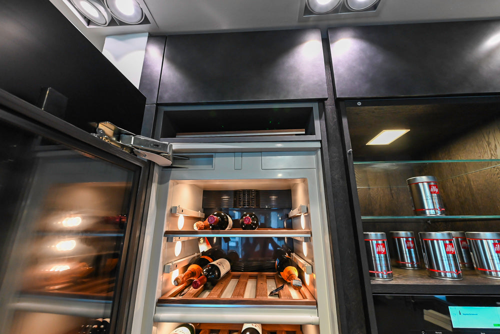 eggersmann Vancouver Oak Dark Brown Modern Kitchen with Double Stone Island & Miele Appliances