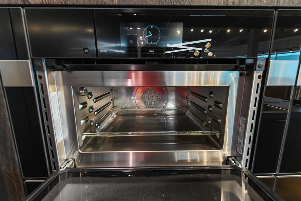 eggersmann Vancouver Oak Dark Brown Modern Kitchen with Double Stone Island & Miele Appliances