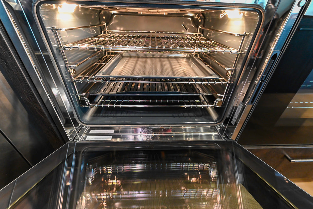 eggersmann Vancouver Oak Dark Brown Modern Kitchen with Double Stone Island & Miele Appliances