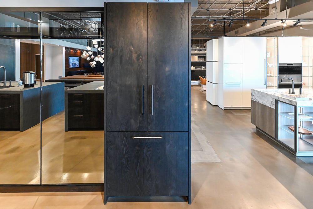 eggersmann Vancouver Oak Dark Brown Modern Kitchen with Double Stone Island & Miele Appliances