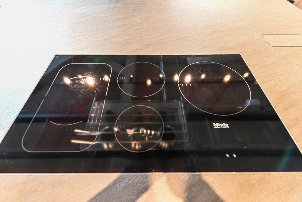 eggersmann Vancouver Oak Dark Brown Modern Kitchen with Double Stone Island & Miele Appliances