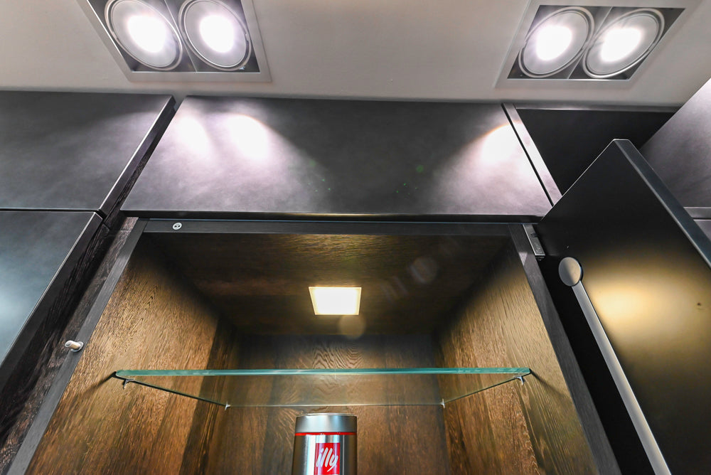 eggersmann Vancouver Oak Dark Brown Modern Kitchen with Double Stone Island & Miele Appliances