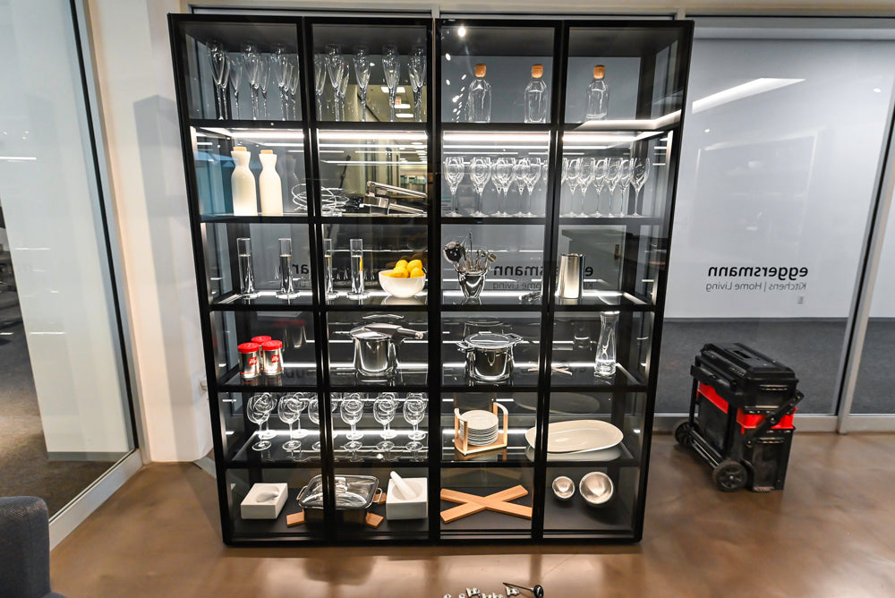 Eggersmann Glass Display Cabinet and Shelving System
