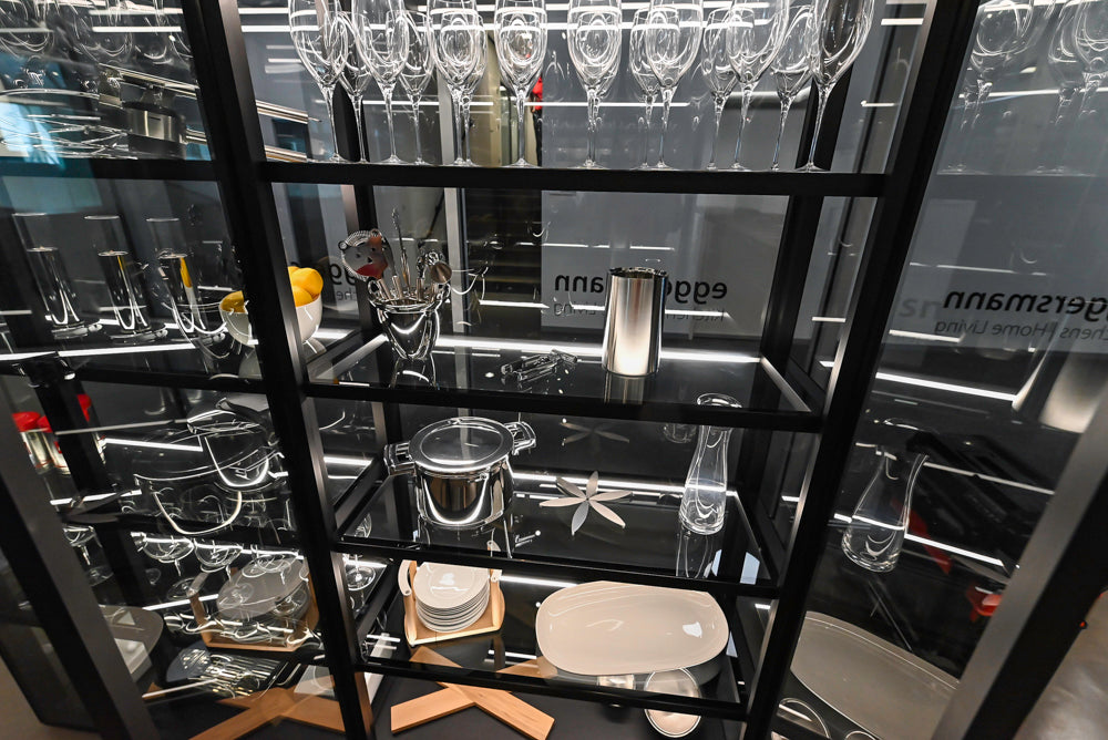 Eggersmann Glass Display Cabinet and Shelving System