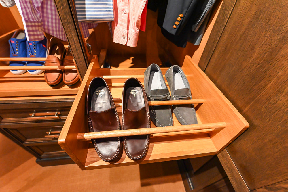 Christopher Peacock Traditional Classic Dark Wooden Brown Wardrobe Closet