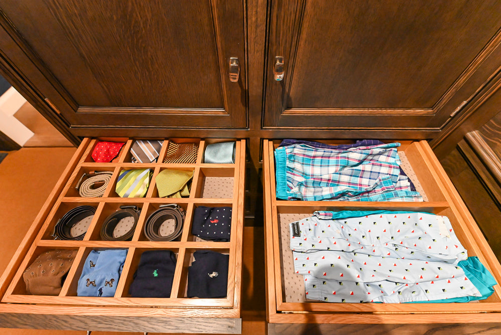 Christopher Peacock Traditional Classic Dark Wooden Brown Wardrobe Closet