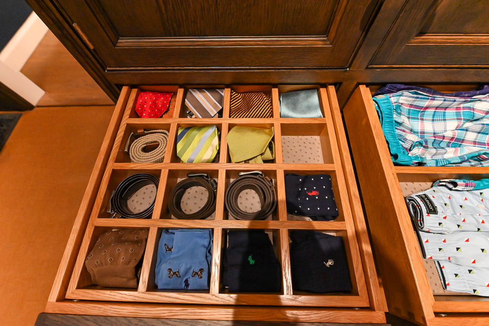 Christopher Peacock Traditional Classic Dark Wooden Brown Wardrobe Closet