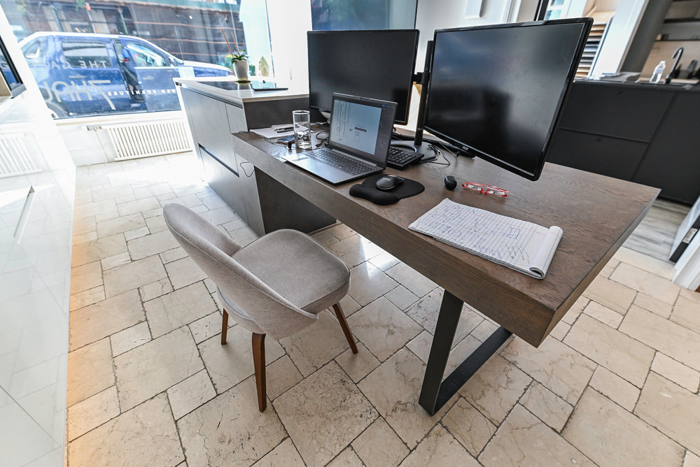 Nolte Küchen Modern White Gloss Kitchen with Quartz Countertops & Miele Appliances