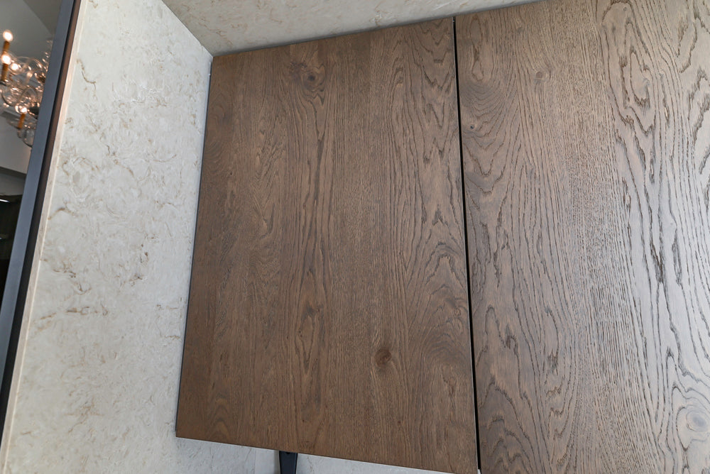 Nolte Küchen Modern White Gloss Kitchen with Quartz Countertops & Miele Appliances