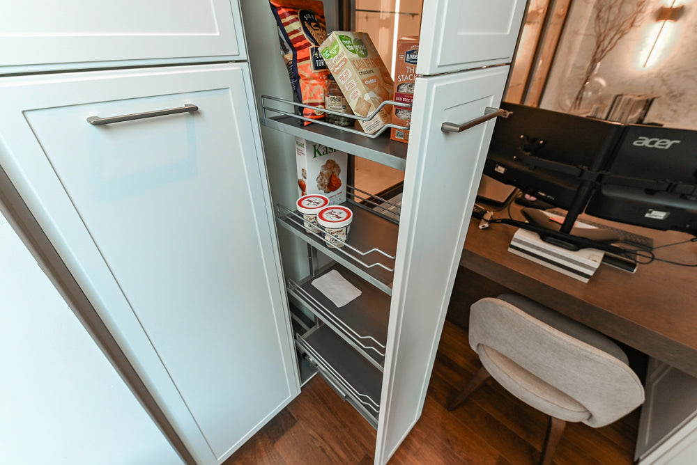 Nolte Küchen Classic Modern White Kitchen with Quartz Countertops & Luxe Appliances