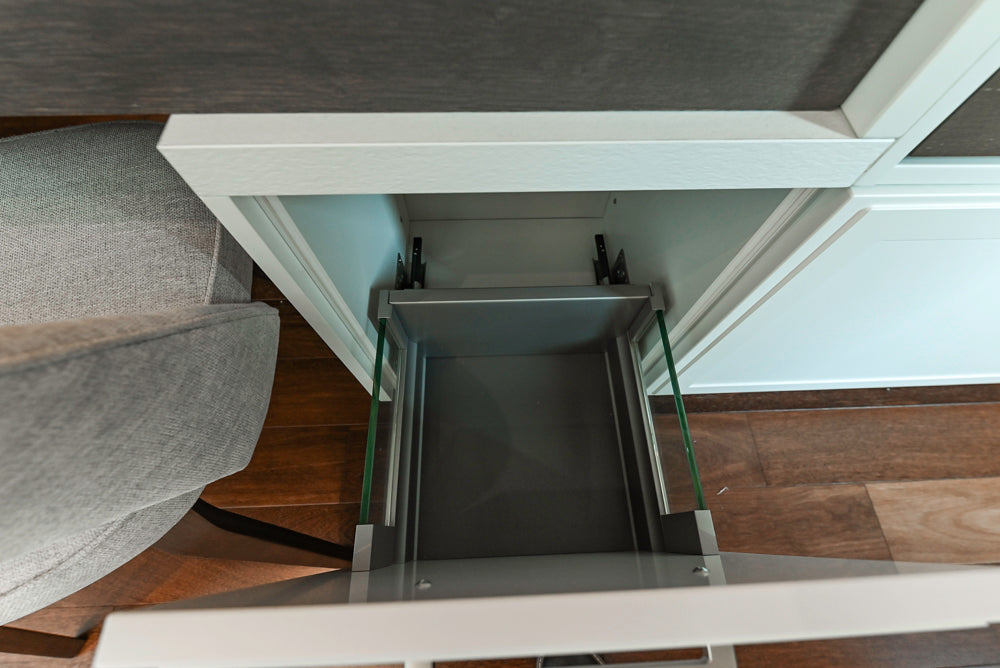 Nolte Küchen Classic Modern White Kitchen with Quartz Countertops & Luxe Appliances