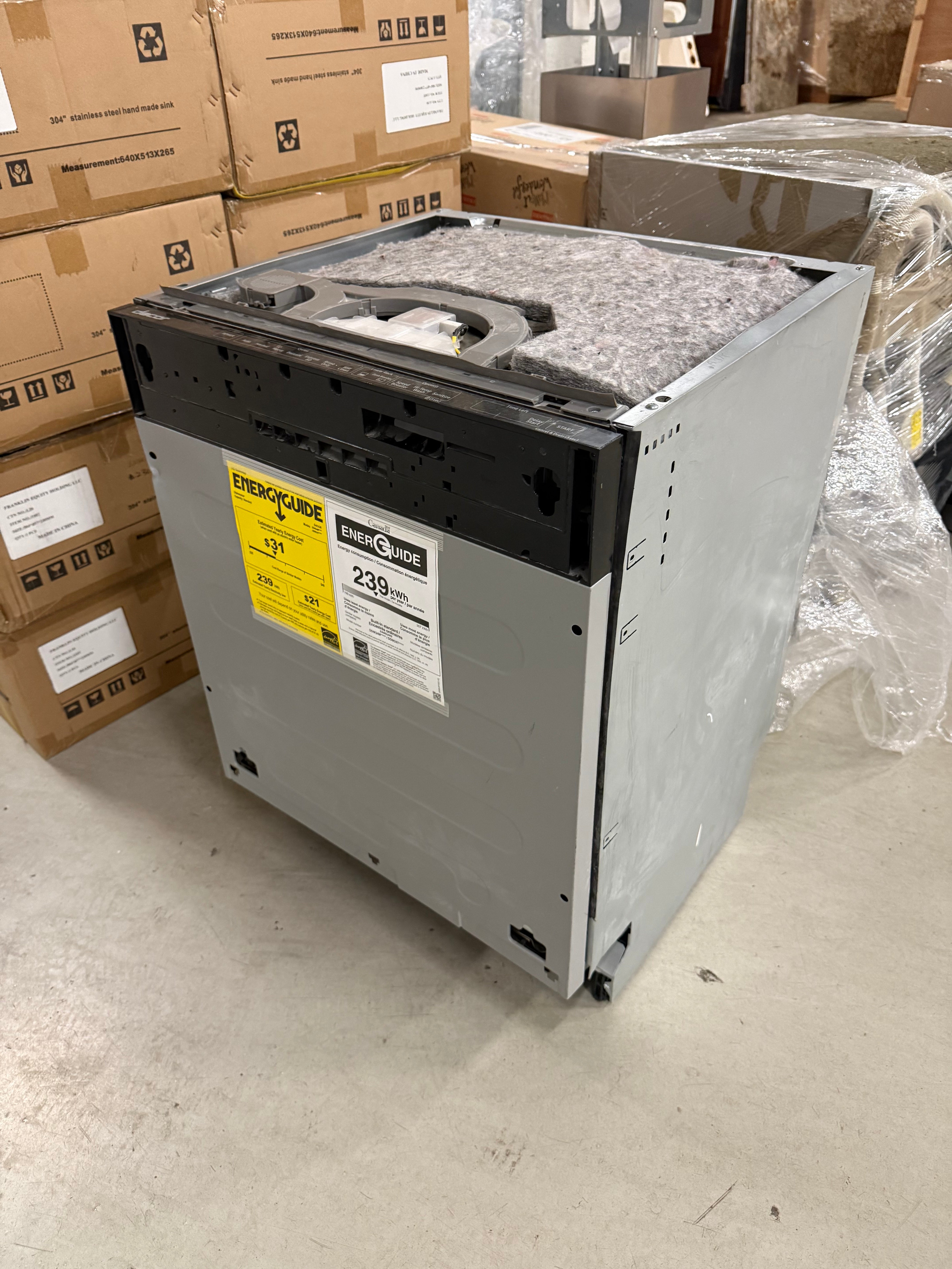 Dacor DDW24T999BB 24" Panel Ready Dishwasher