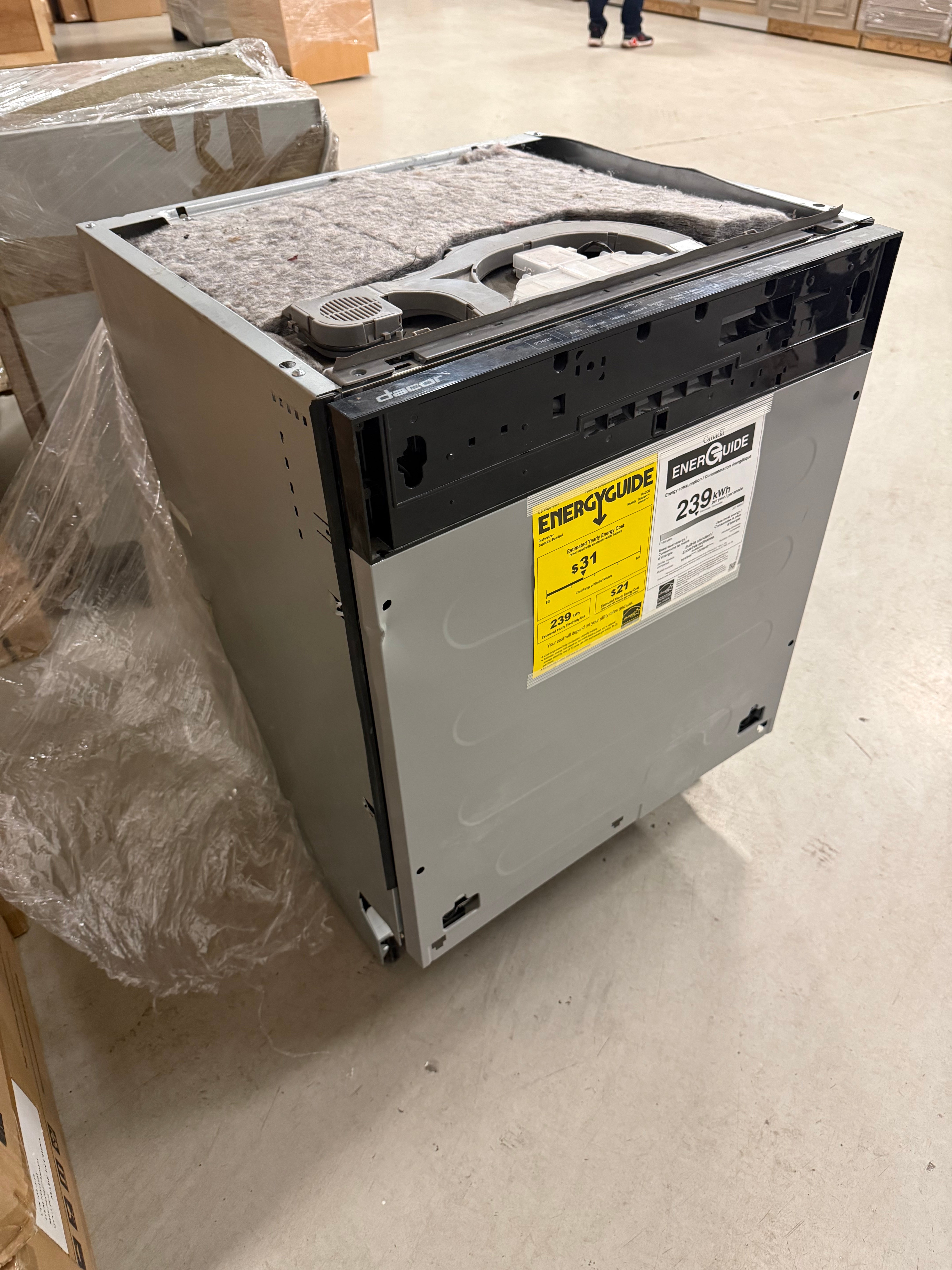 Dacor DDW24T999BB 24" Panel Ready Dishwasher