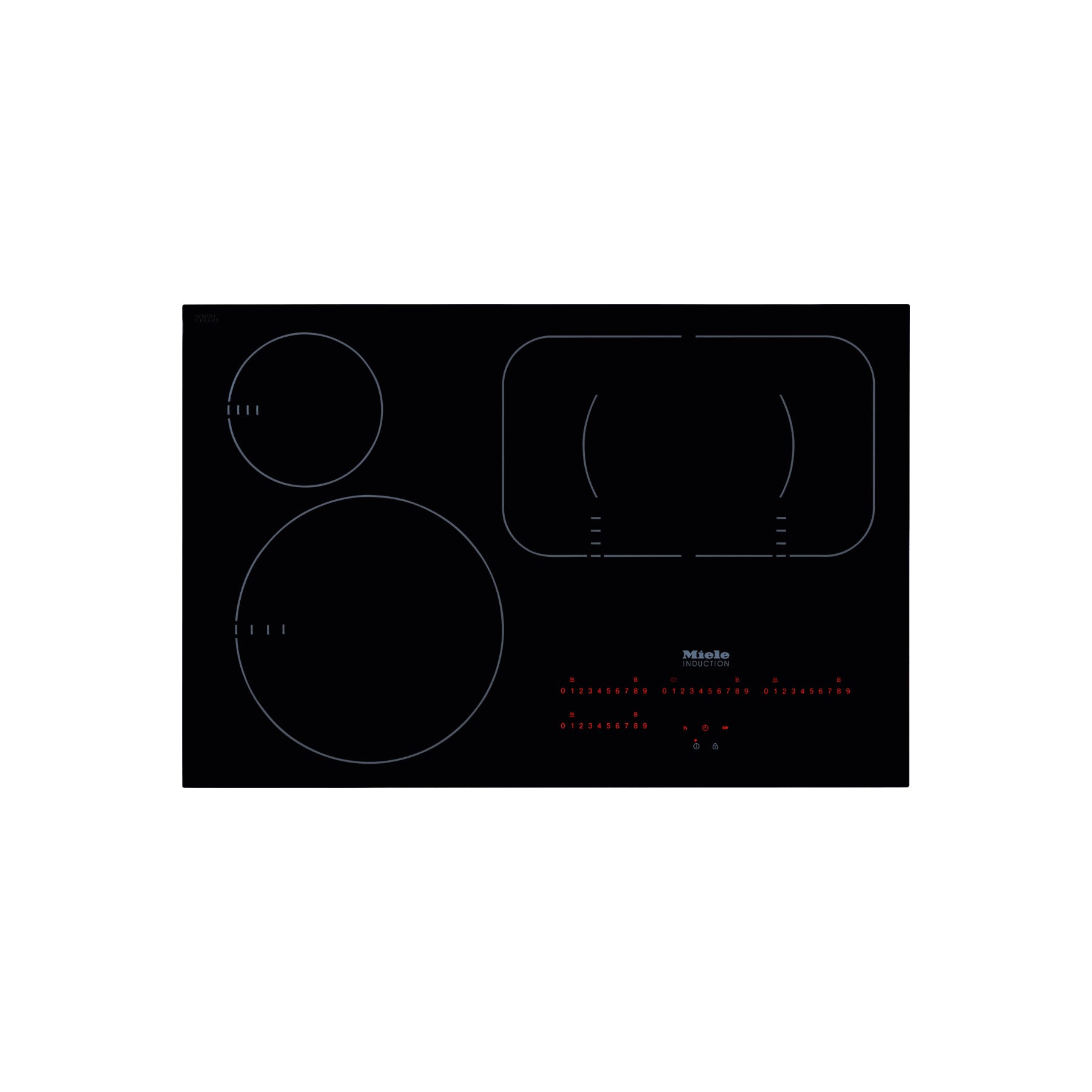 Miele KM 6365 30" Black Frameless Induction Cooktop