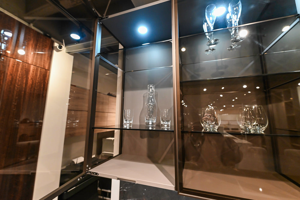 eggersmann USA Modern Glance Glass Upper Display Cabinets