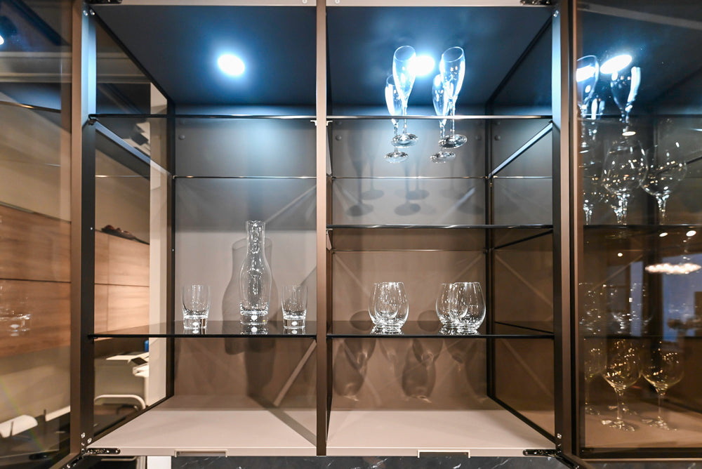 eggersmann USA Modern Glance Glass Upper Display Cabinets