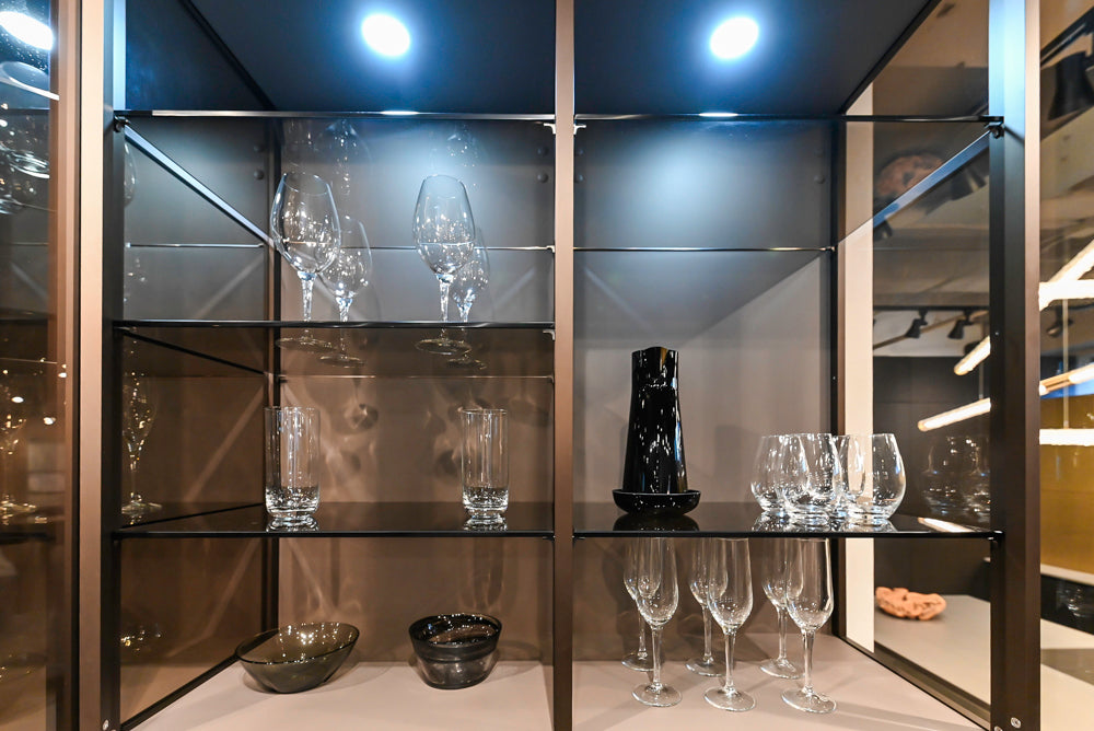 eggersmann USA Modern Glance Glass Upper Display Cabinets