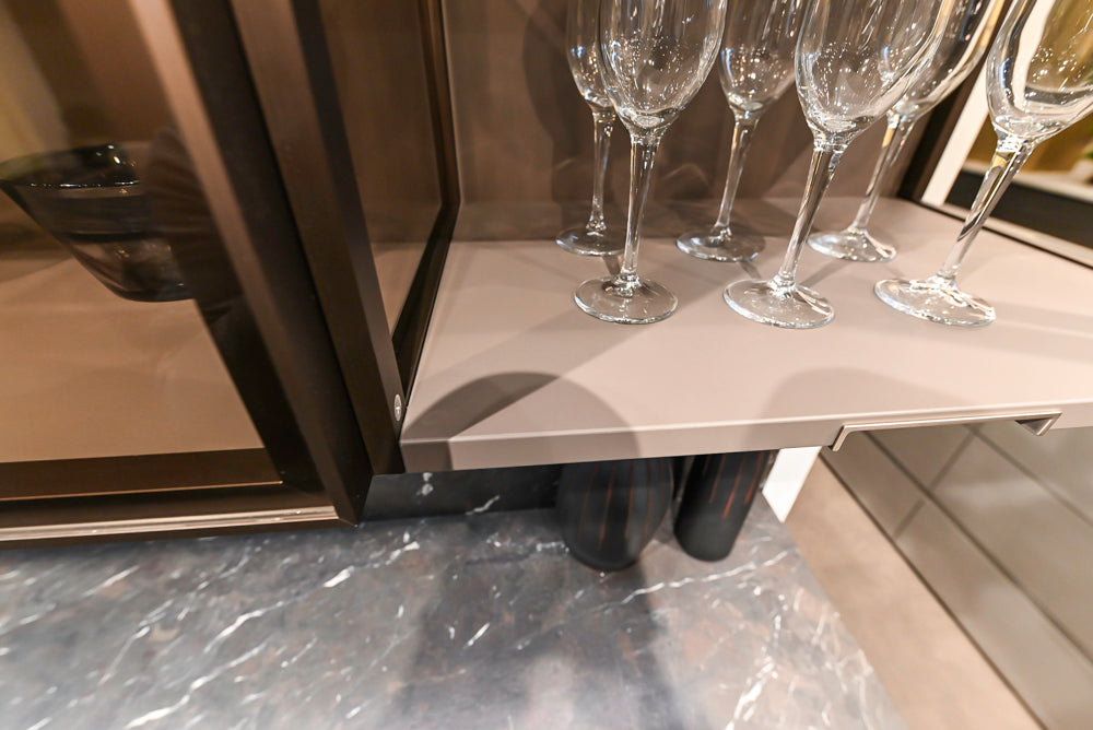 eggersmann USA Modern Glance Glass Upper Display Cabinets