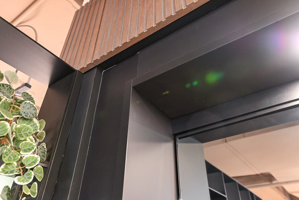 Eggersmann Work's Glass Paneled Kitchen Storage Display