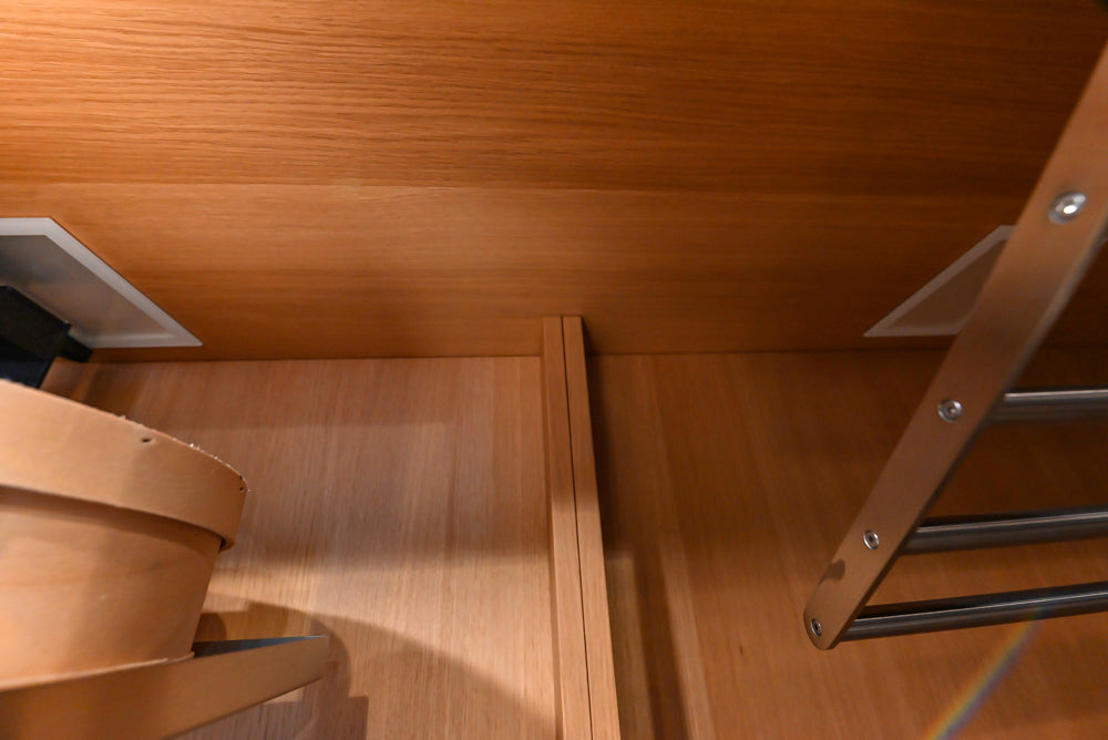 Eggersmann Work's Glass Paneled Kitchen Storage Display