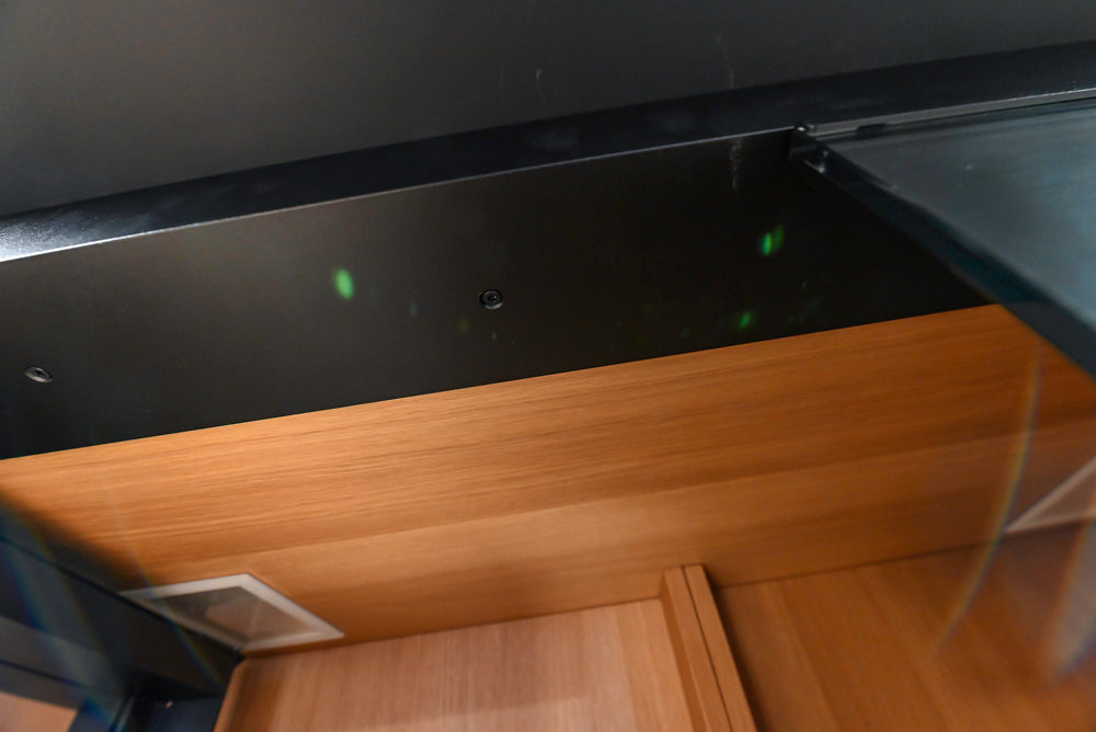 Eggersmann Work's Glass Paneled Kitchen Storage Display