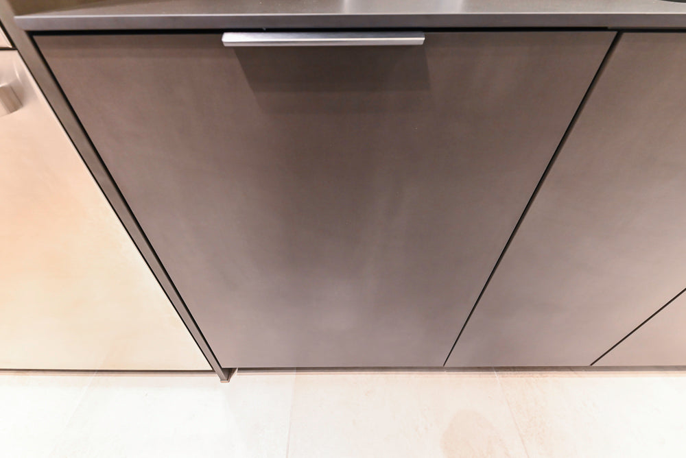 Poggenpohl Dark Brown Modern Kitchenette with Dacor Appliances