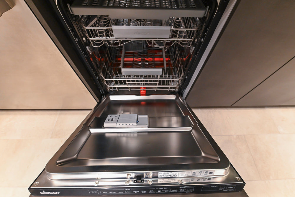 Poggenpohl Dark Brown Modern Kitchenette with Dacor Appliances