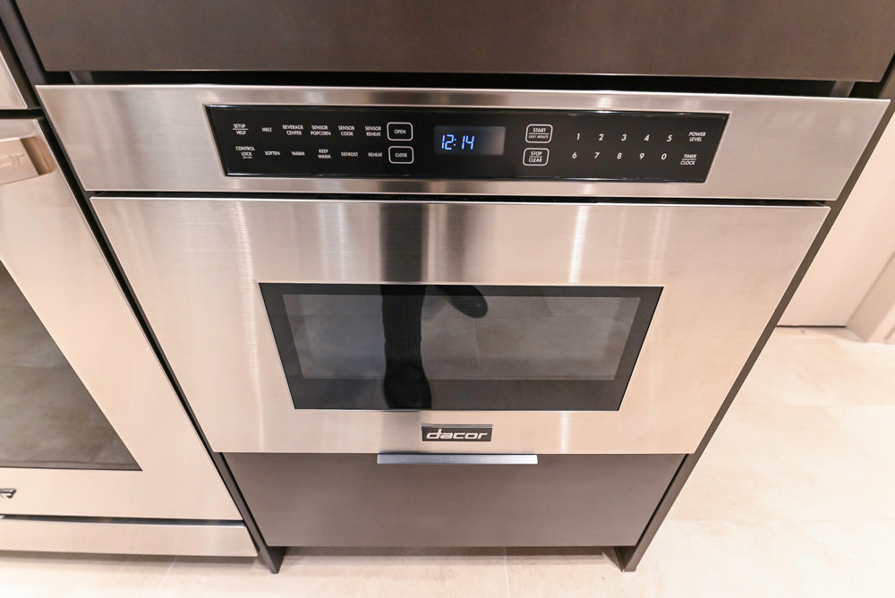 Poggenpohl Dark Brown Modern Kitchenette with Dacor Appliances