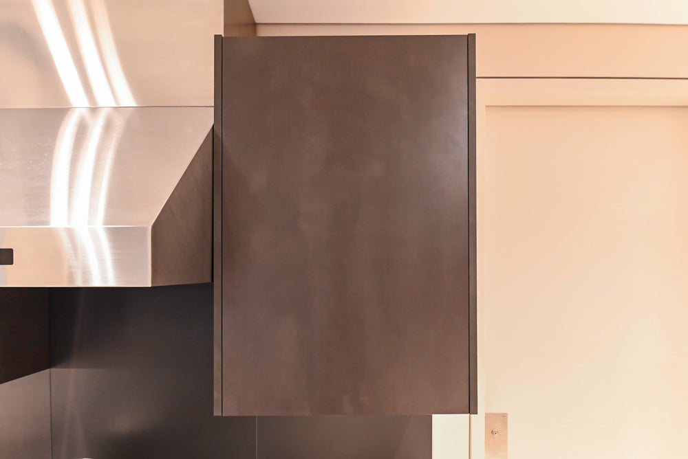 Poggenpohl Dark Brown Modern Kitchenette with Dacor Appliances