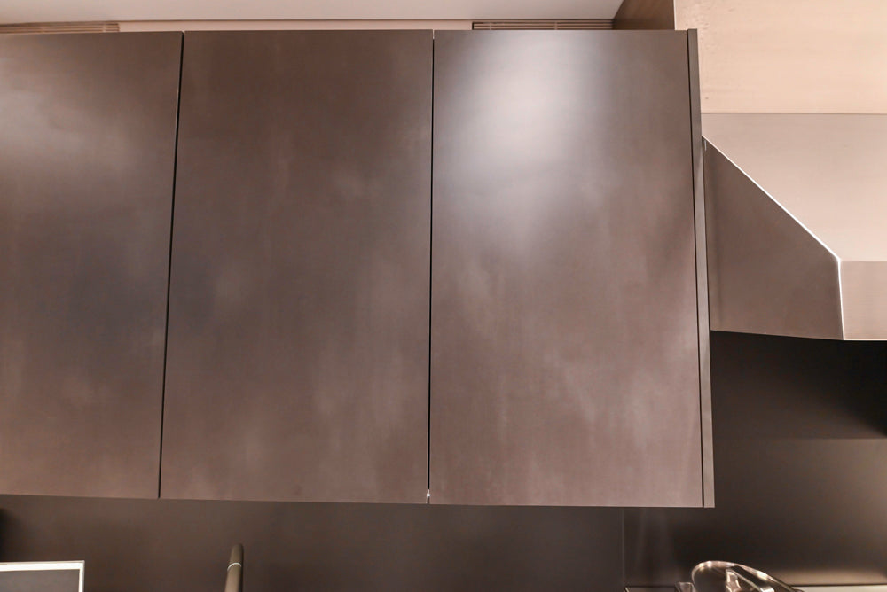 Poggenpohl Dark Brown Modern Kitchenette with Dacor Appliances