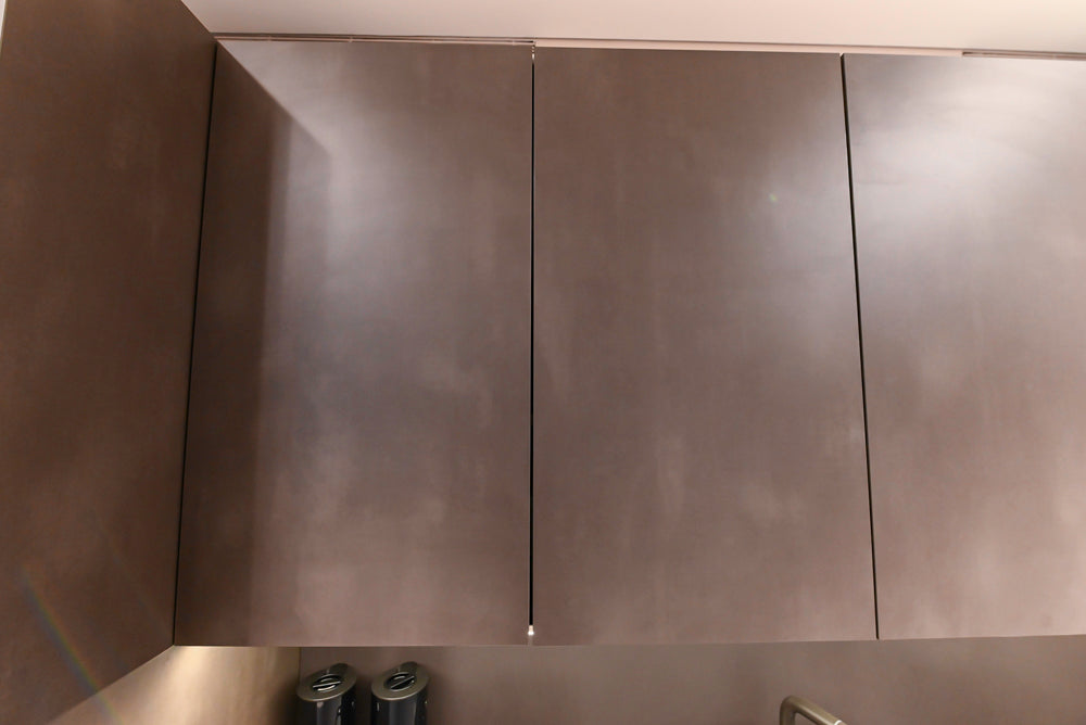 Poggenpohl Dark Brown Modern Kitchenette with Dacor Appliances