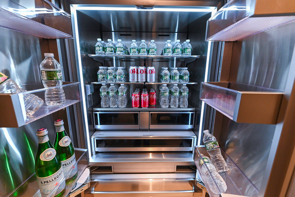 Poggenpohl Dark Brown Modern Kitchenette with Dacor Appliances