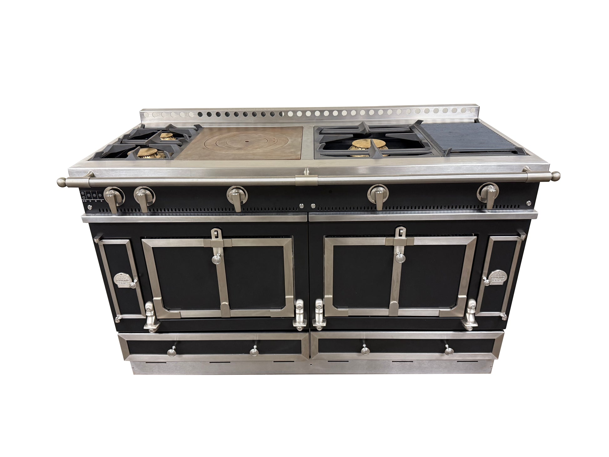 La Cornue Chateau 150 59" Black Dual Fuel Range