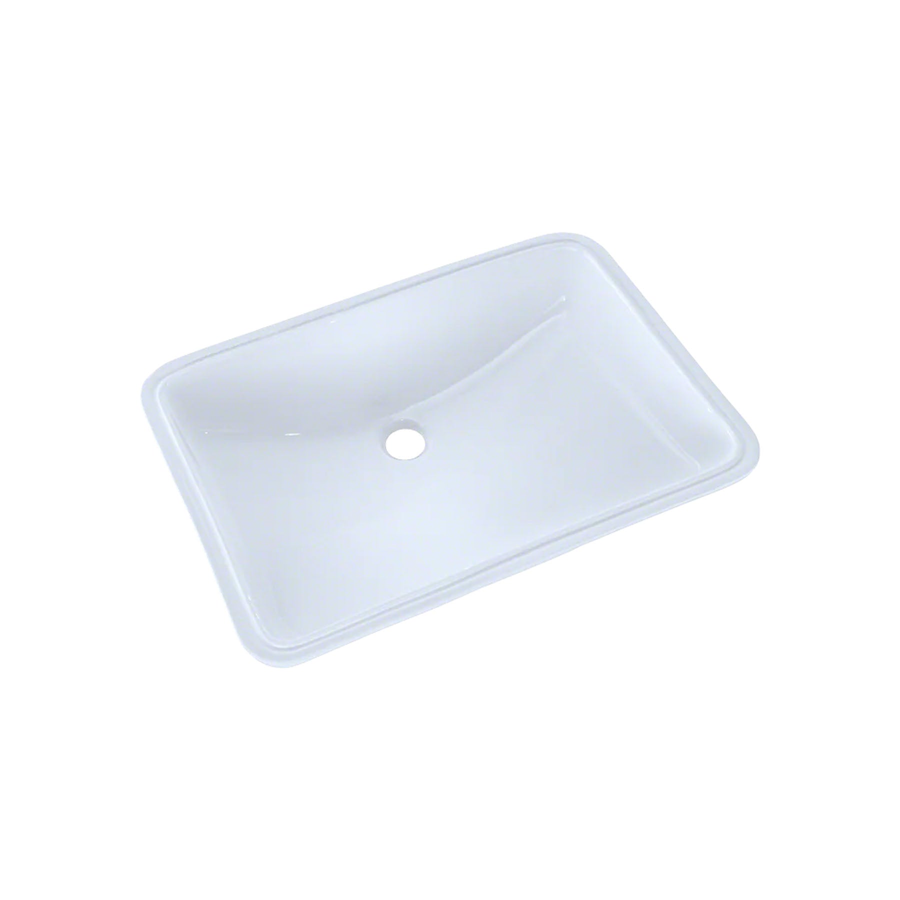 TOTO 21 1/4" Cotton Undermount Bathroom Sink with Overflow and CeFiONtect Ceramic Glaze