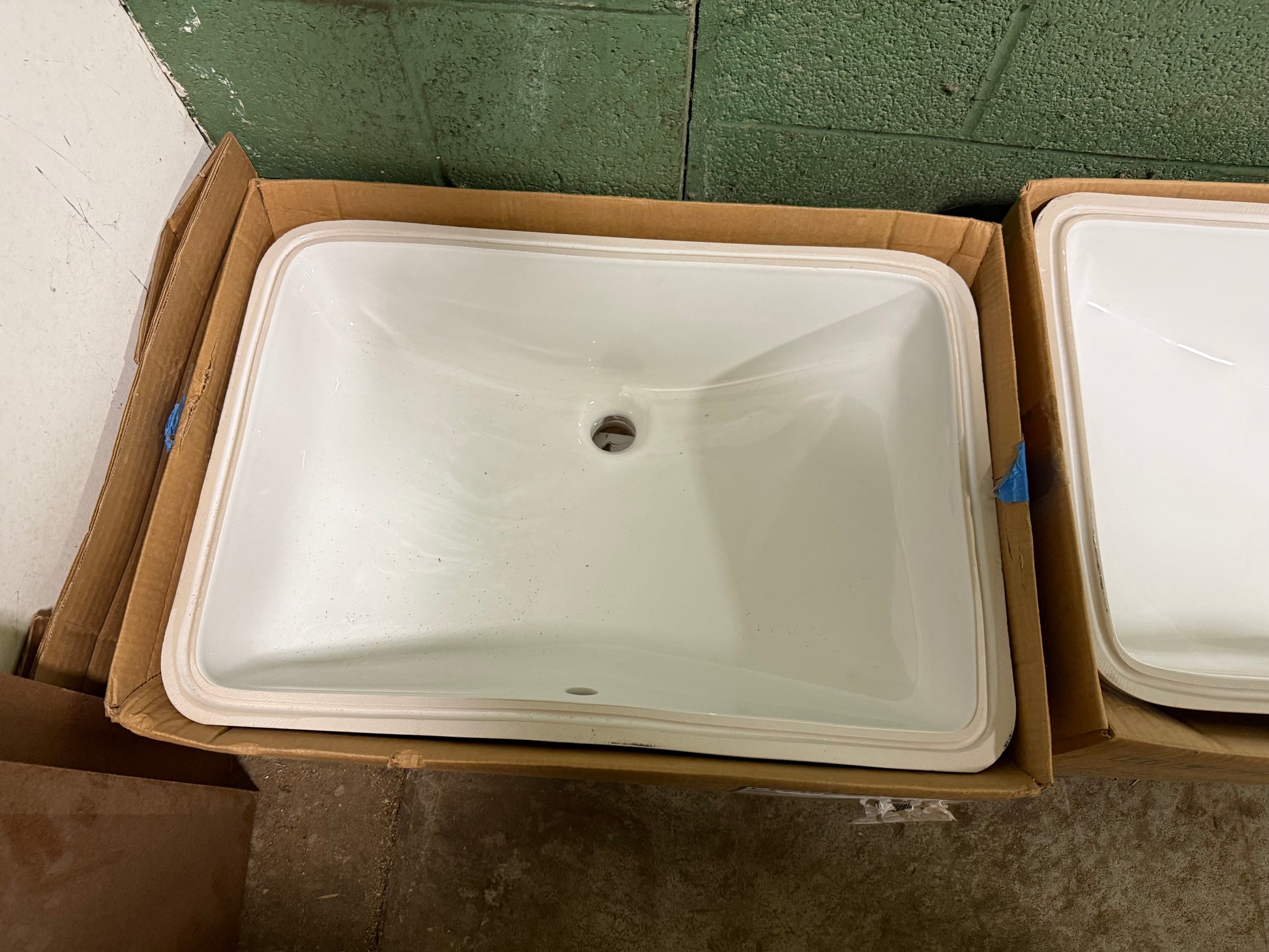 TOTO 21 1/4" Cotton Undermount Bathroom Sink with Overflow and CeFiONtect Ceramic Glaze