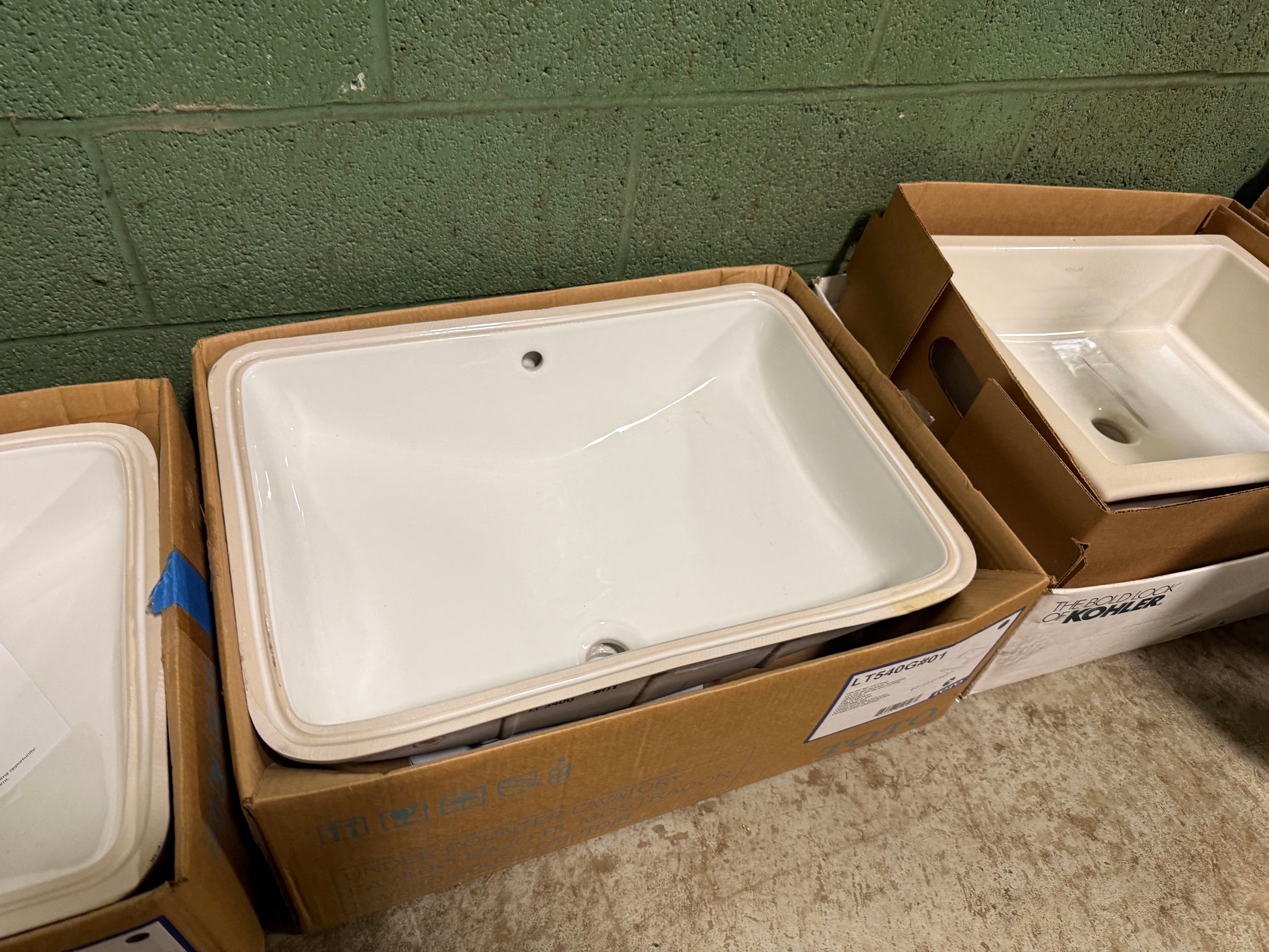 TOTO 21 1/4" Cotton Undermount Bathroom Sink with Overflow and CeFiONtect Ceramic Glaze