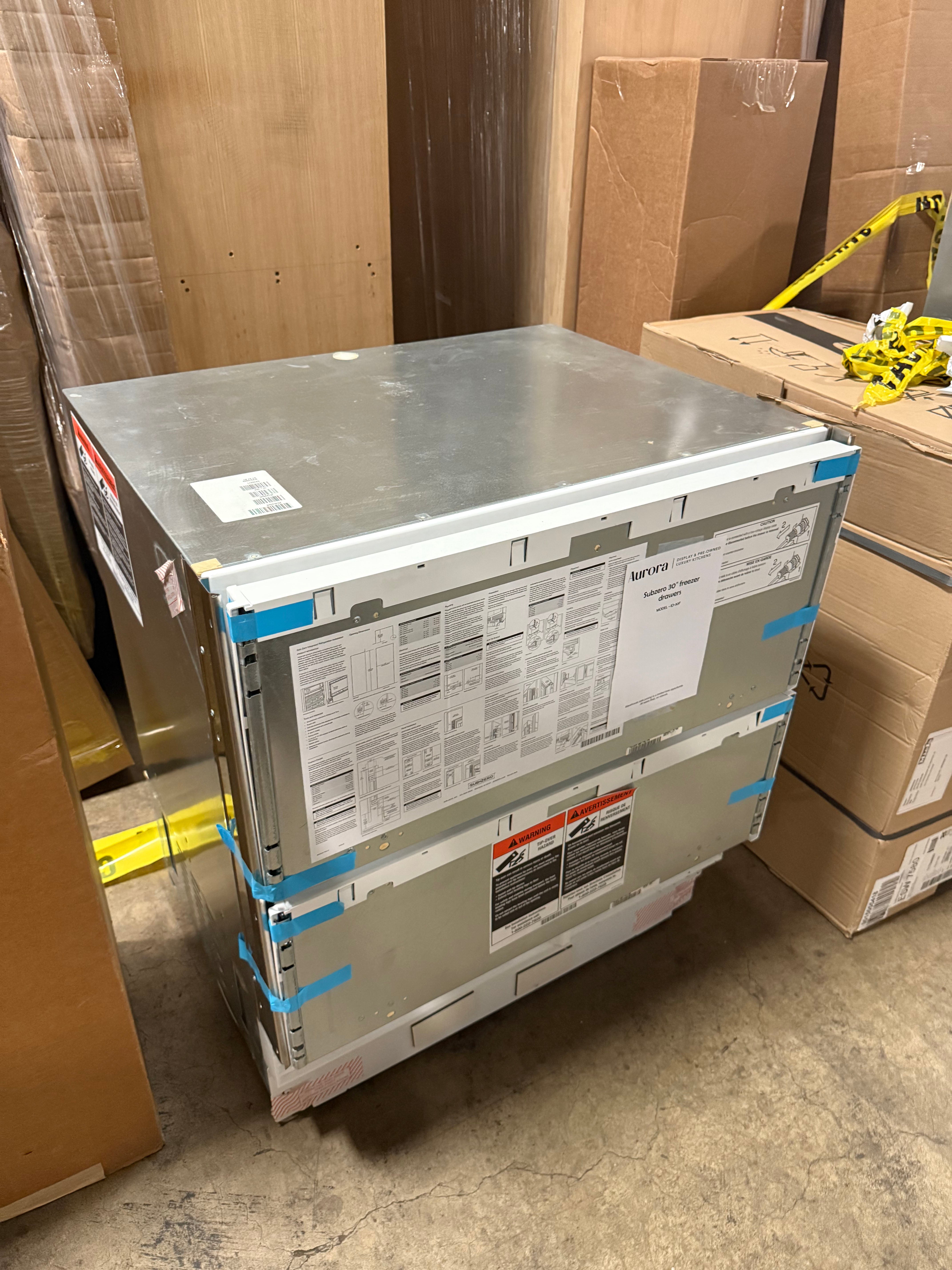 Sub-Zero ID-30F 30" Panel Ready Freezer Drawers